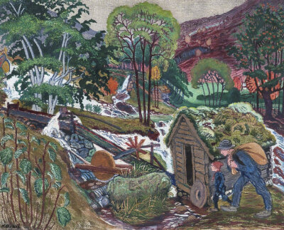 挪威画家Nikolai Astrup，1880年出生，47岁去世。在他的画中，可以充分领略到挪威粗犷壮美的自然风光。