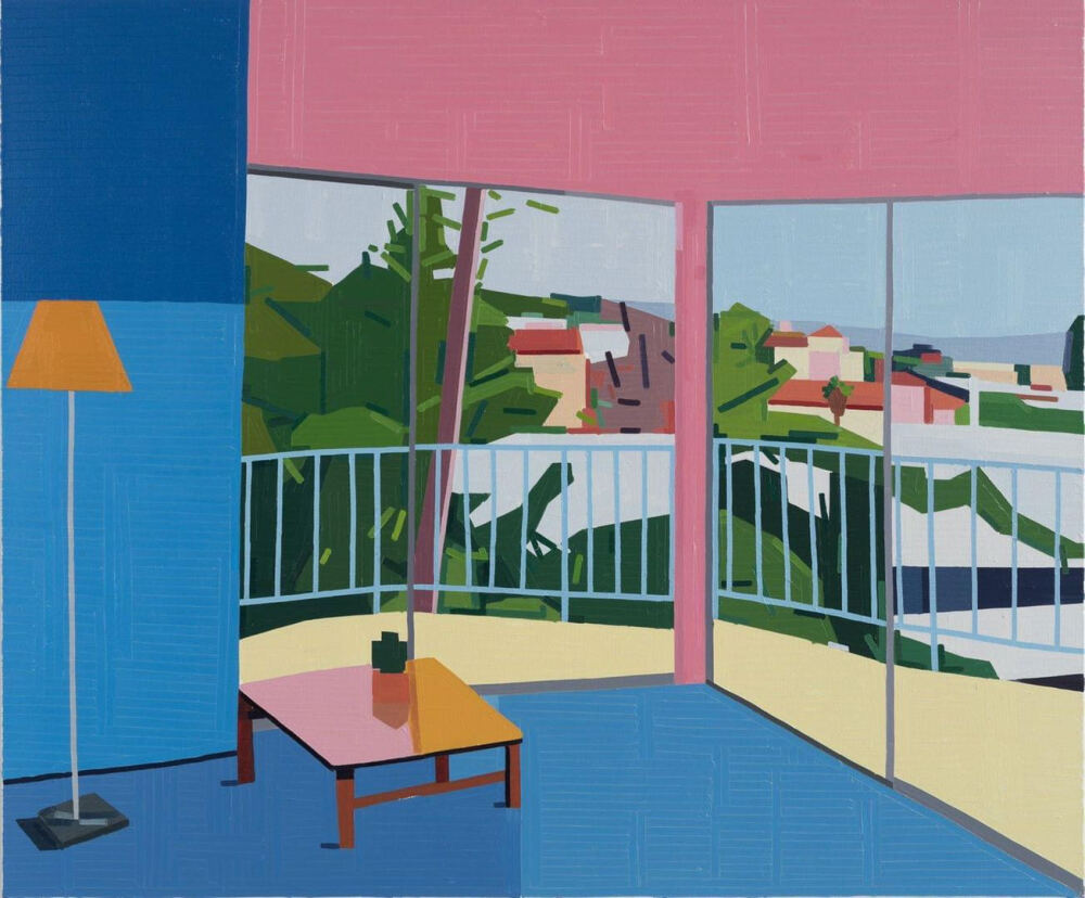 Guy Yanai1977年生于以色列的海法，目前在特拉维夫生活和工作。他就读于帕森斯设计学院和纽约工作室学校，并获得了来自妈妈阿默斯特汉普郡学院的学士学位。
Guy Yanai在亚麻布油画上的油画，就像像素图像，色彩鲜艳的织物，甚至是针线图形。Guy Yanai绘画以其白话题材和像素化的外观，以大胆的色彩、简化的形状为特征。画家列举了无数的灵感来源——从古老的、现代的和当代的大师到摄影、电视、绘画、广告等。他经常选择日常事物和空间作为他的主体，这些图像变成了几何图形，放弃对外部世界的参考，转而选择视觉体验，这同样得益于数字图像和抽象画。