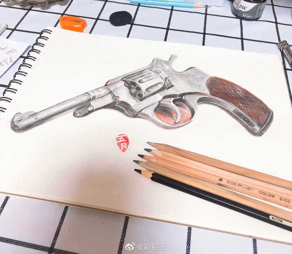 彩铅画