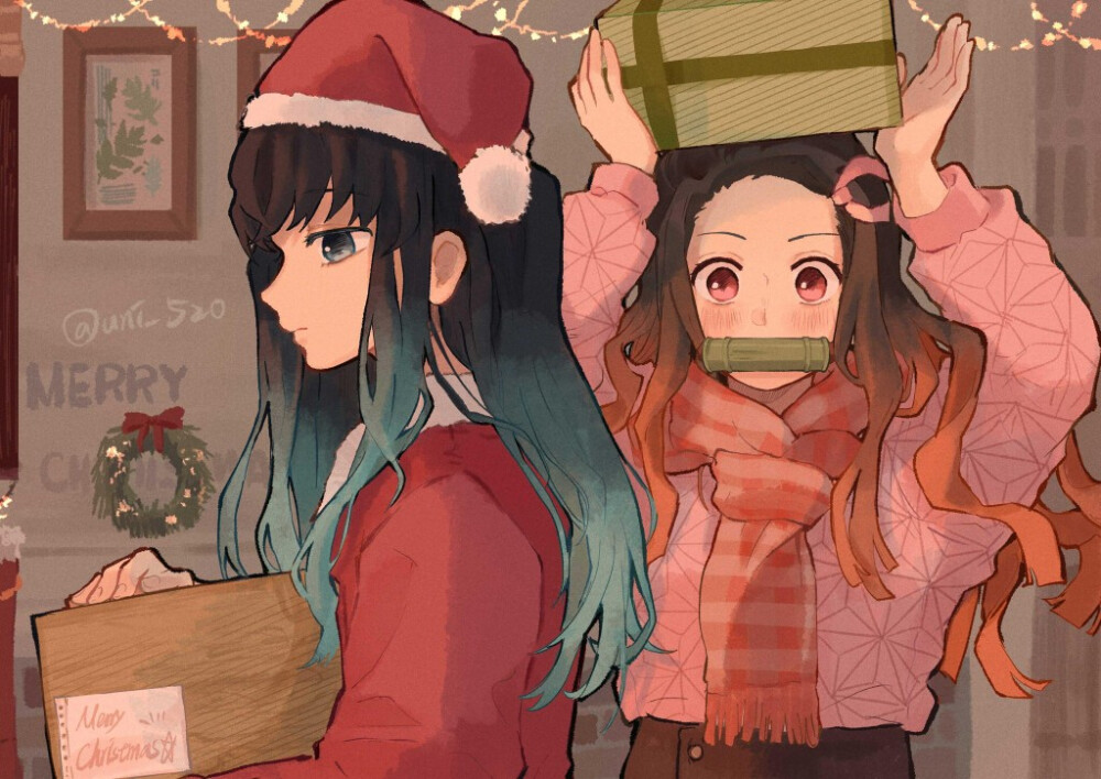 无一郎&祢豆子 twitter:@uni_520 【鬼灭之… - 堆糖,美图壁纸兴趣
