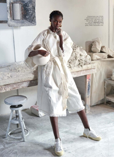 Akiima Ajak for Marie Claire Australia, April 2020
Ph.: Corrie Bond ​​​