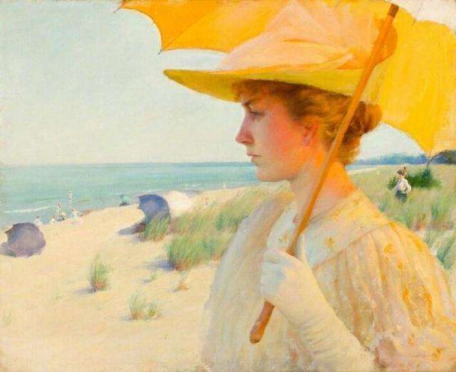 Charles Courtney Curran ​​​​，油画
