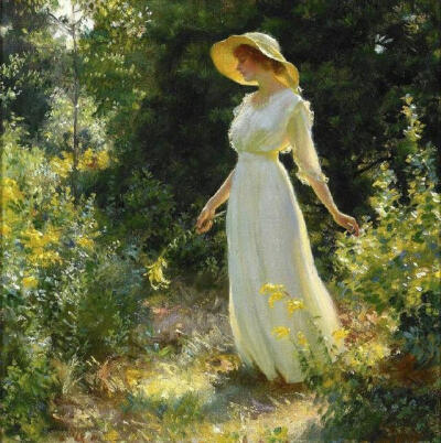 Charles Courtney Curran ​​​​，油画
