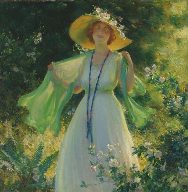 Charles Courtney Curran ​​​​，油画
