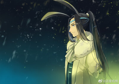 #魔道祖师# #魏无羡# #蓝忘记# #男生头像# #古风# #情侣头像#
微博画师：店里有熊