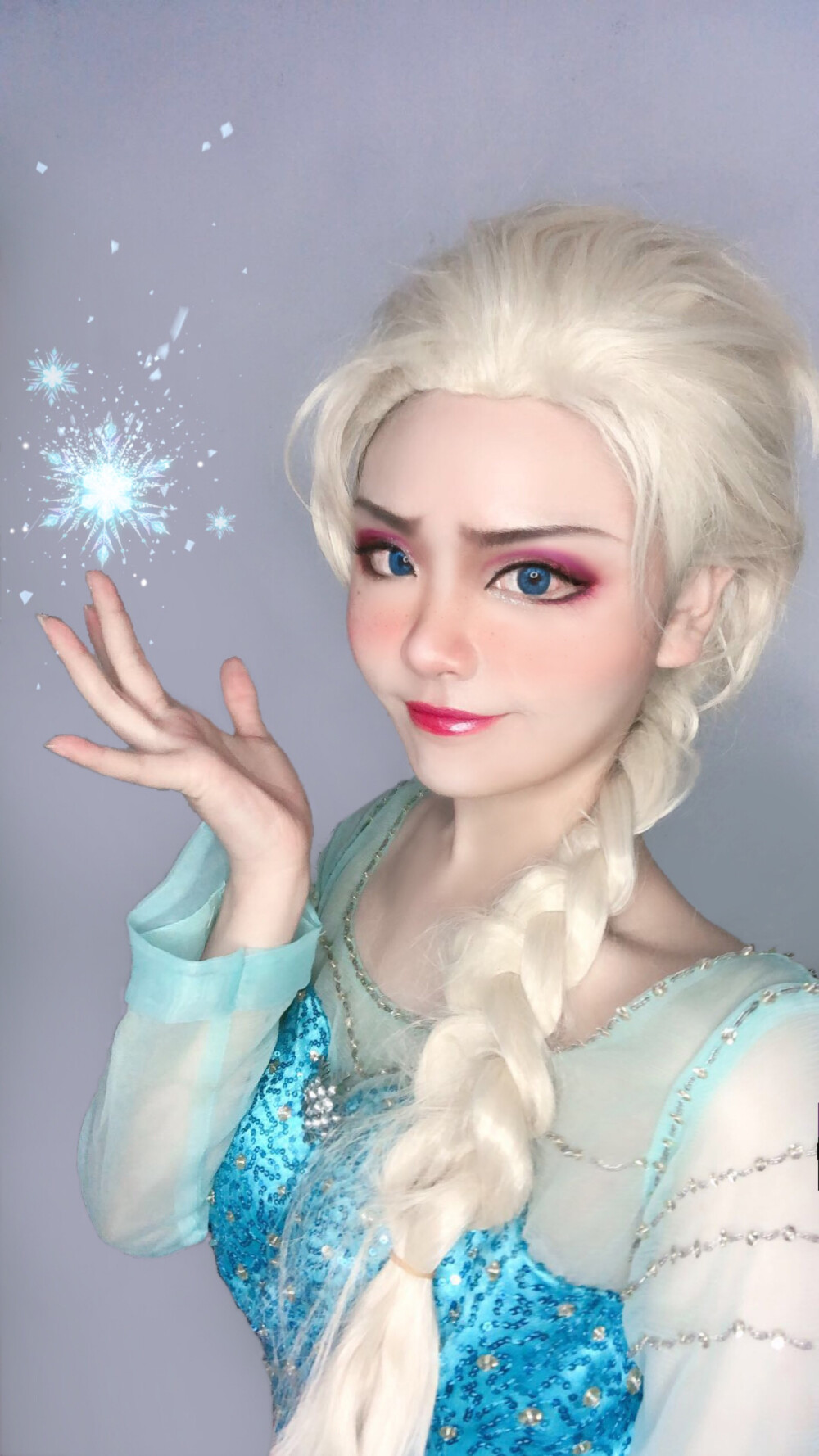 冰雪奇缘艾莎cosplay