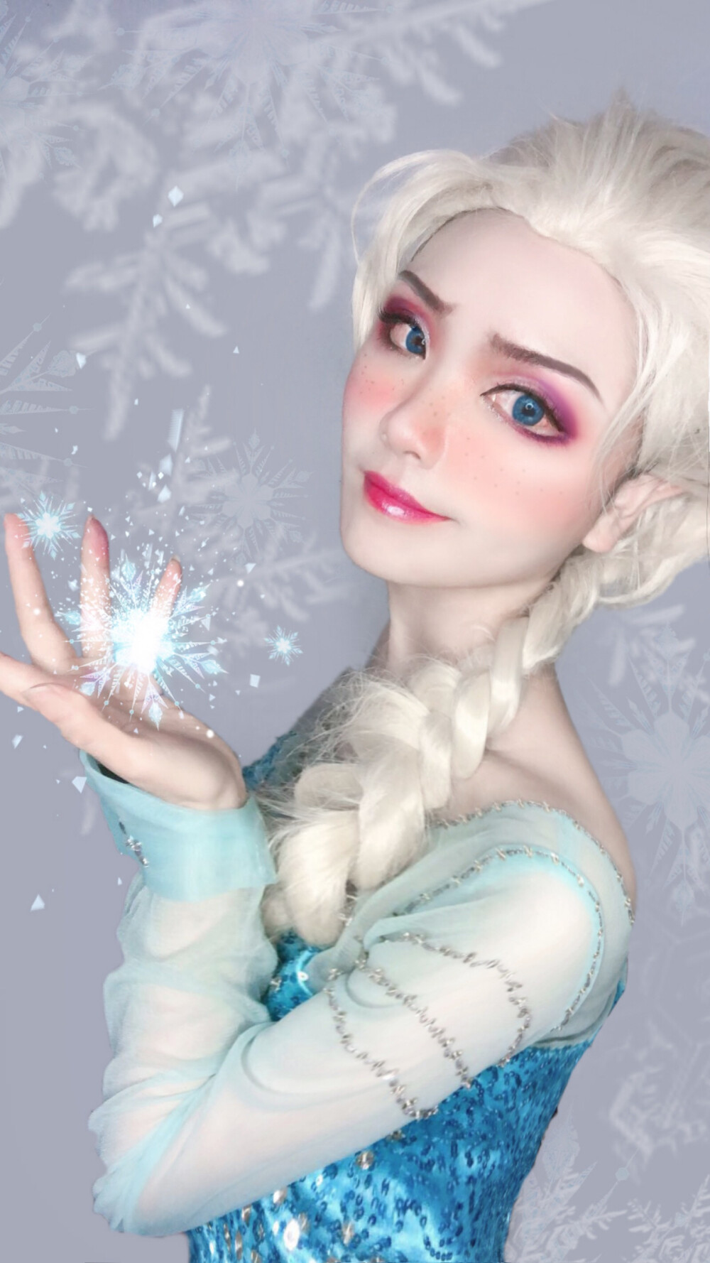 冰雪奇缘艾莎cosplay