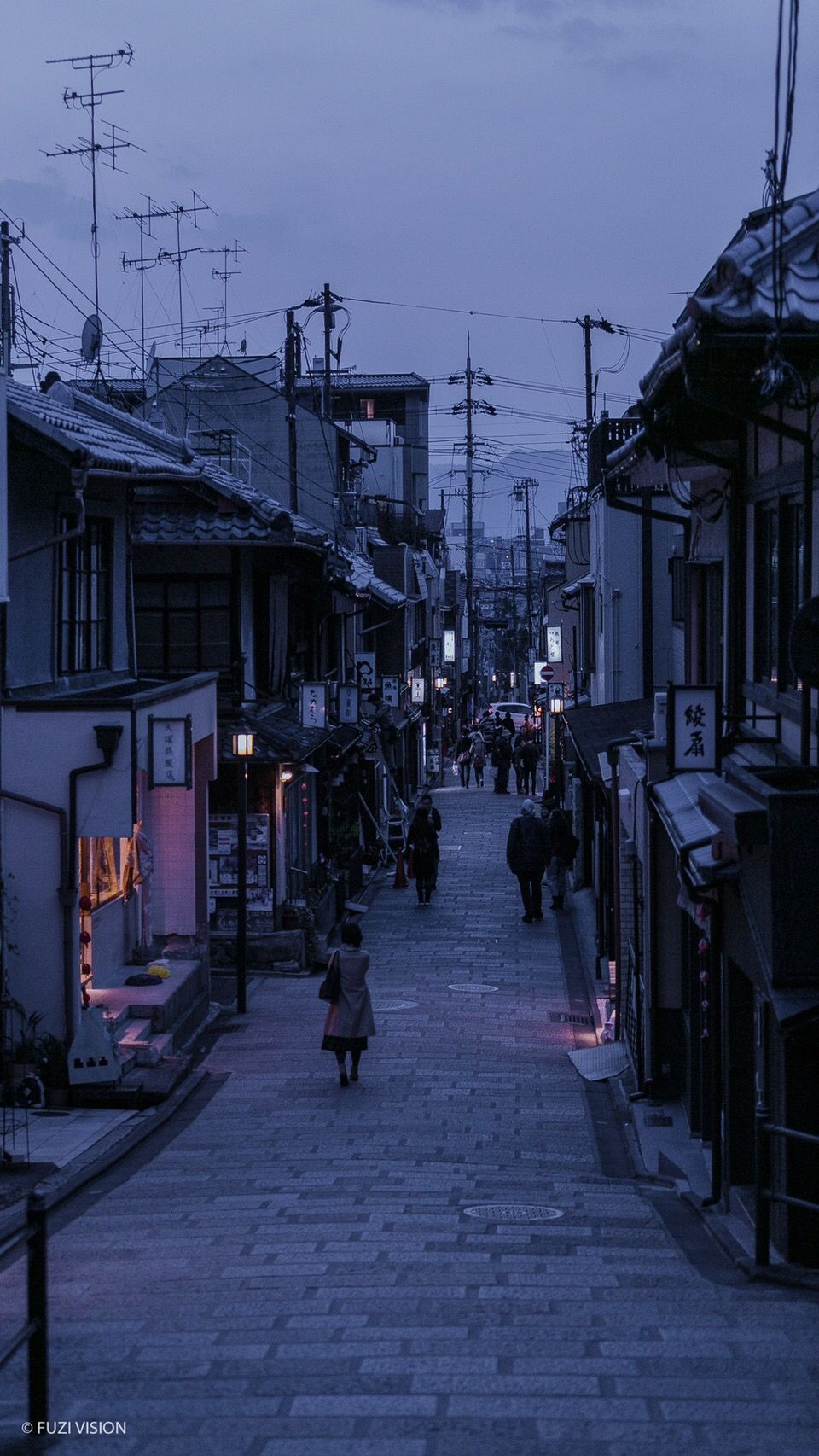 日本街道，雪，樱花