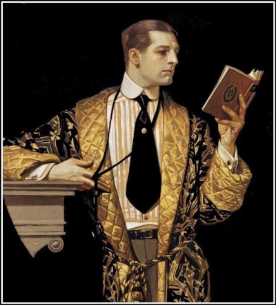 美国广告插画大师 J.C. Leyendecker ​
我真的爱死了这组复古素材