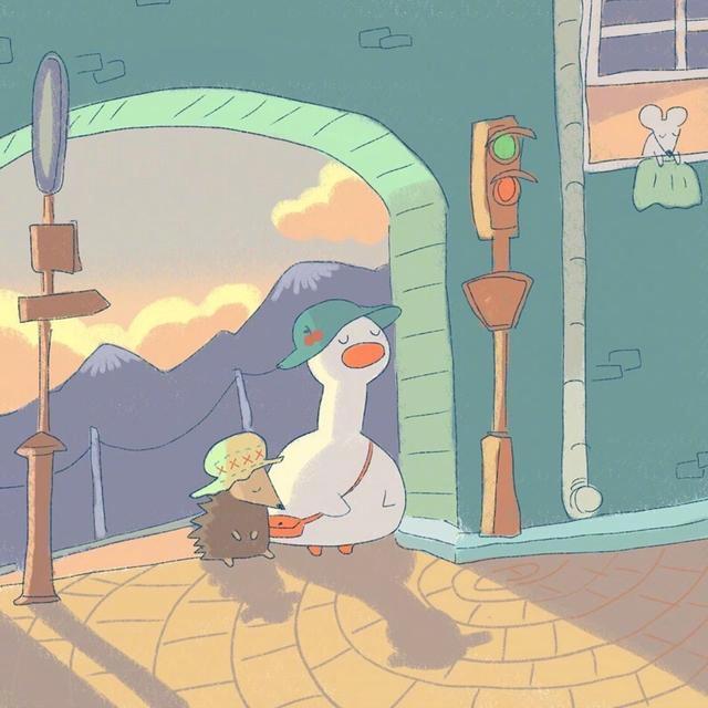 治愈☆插画☆壁纸☆彩色☆少女心☆半糖主义☆ins