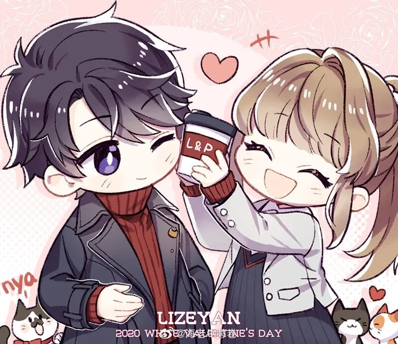 恋与制作人
李泽言 白起 周棋洛 许墨 肖凌
可可爱爱 都是脑袋♡
注：转载自微博@海老牛蒡卷