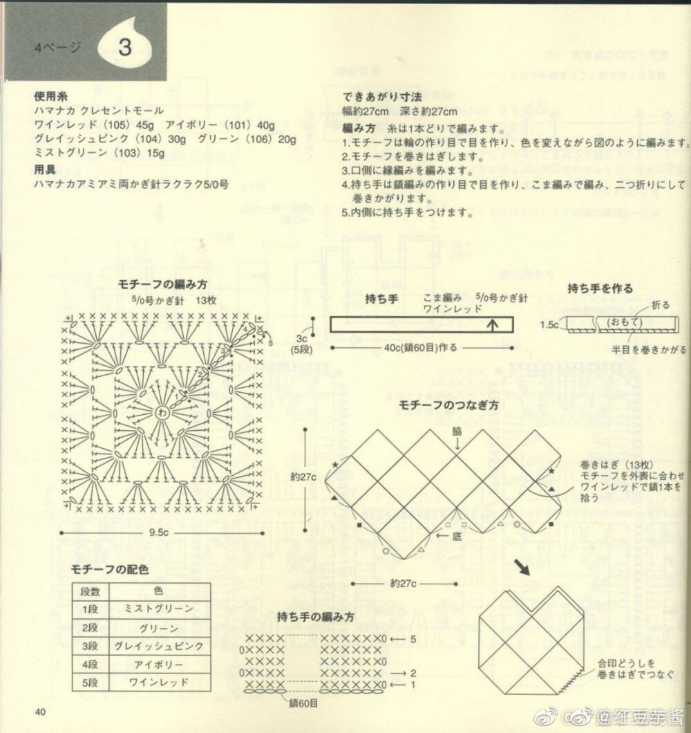 拼花包图解