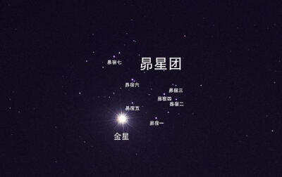 2020.4.3金星合昴宿星团(位置)