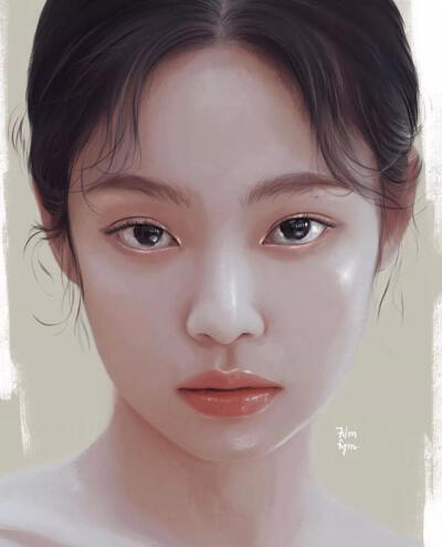 jennie油画