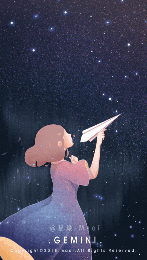 猫矮 星空壁纸