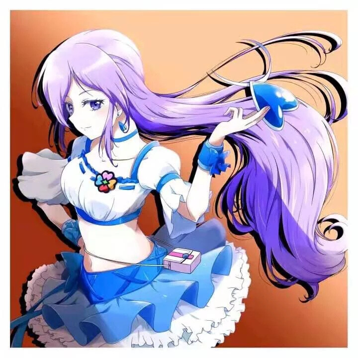 水果光之美少女散发