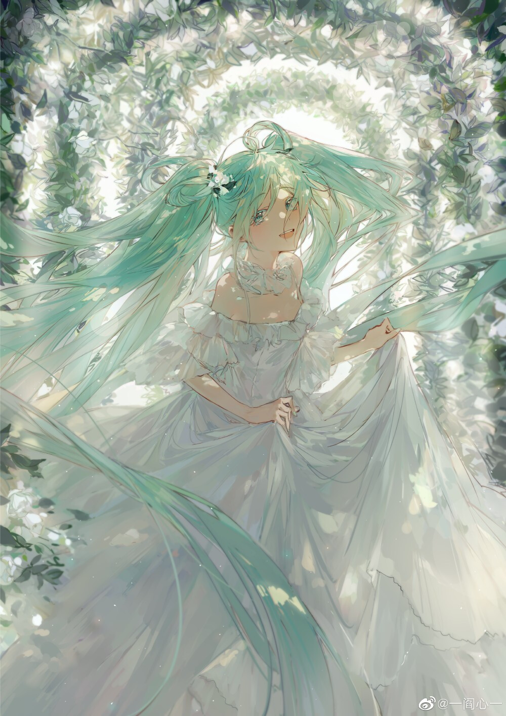 画师水印
miku