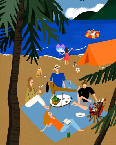 知心好友二三
插画
