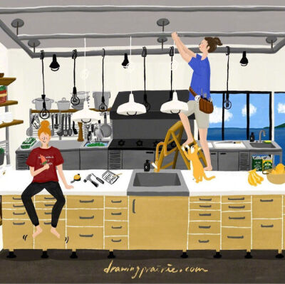 知心好友二三
插画
