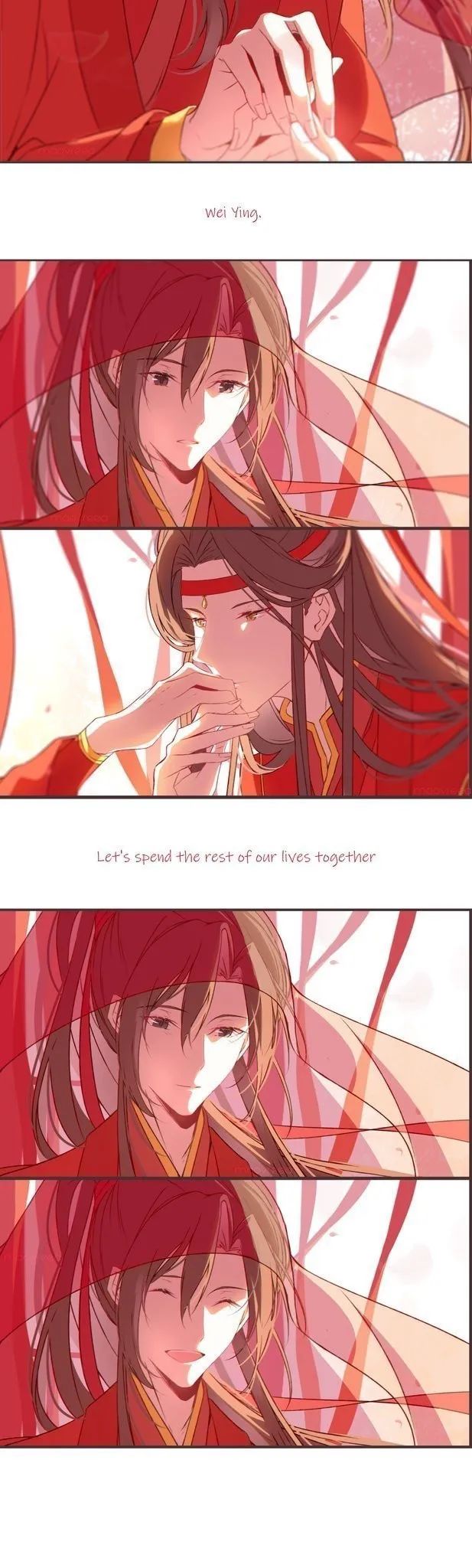 魔道祖师
忘羡新婚夜
图片来源：
twi：maovreea