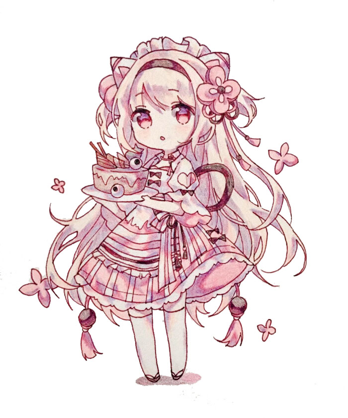 自抠手账素材 橙池未蓝Crystal 原作by：溪玖