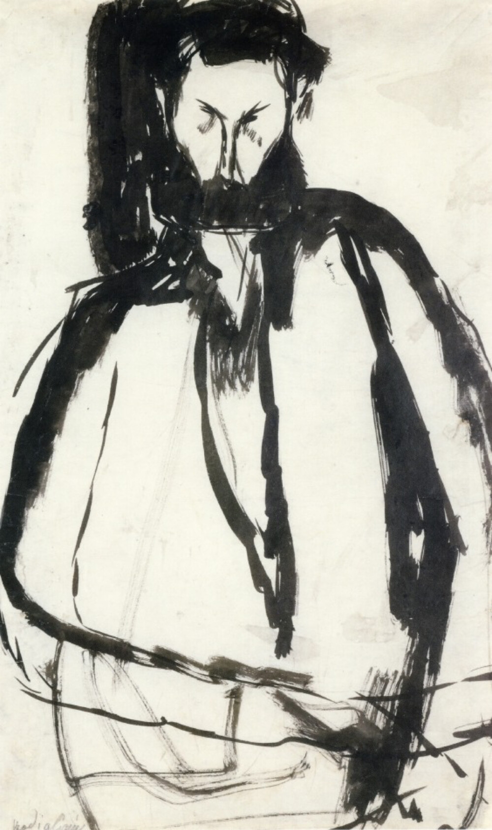 大胡子男人,1905年(意大利画家阿美迪欧·莫蒂里安尼作品)