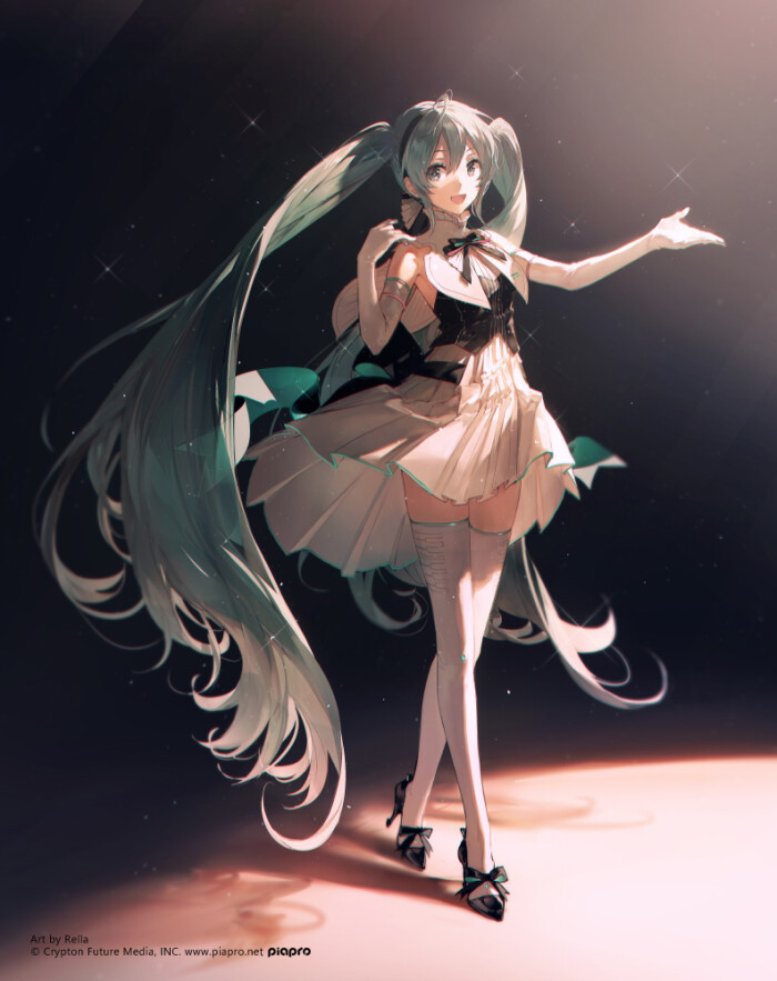 初音ミク 複製原画「三光門」 Rella
