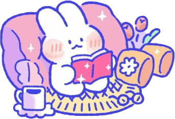 PNG软萌兔 手帐免扣素材贴纸☁