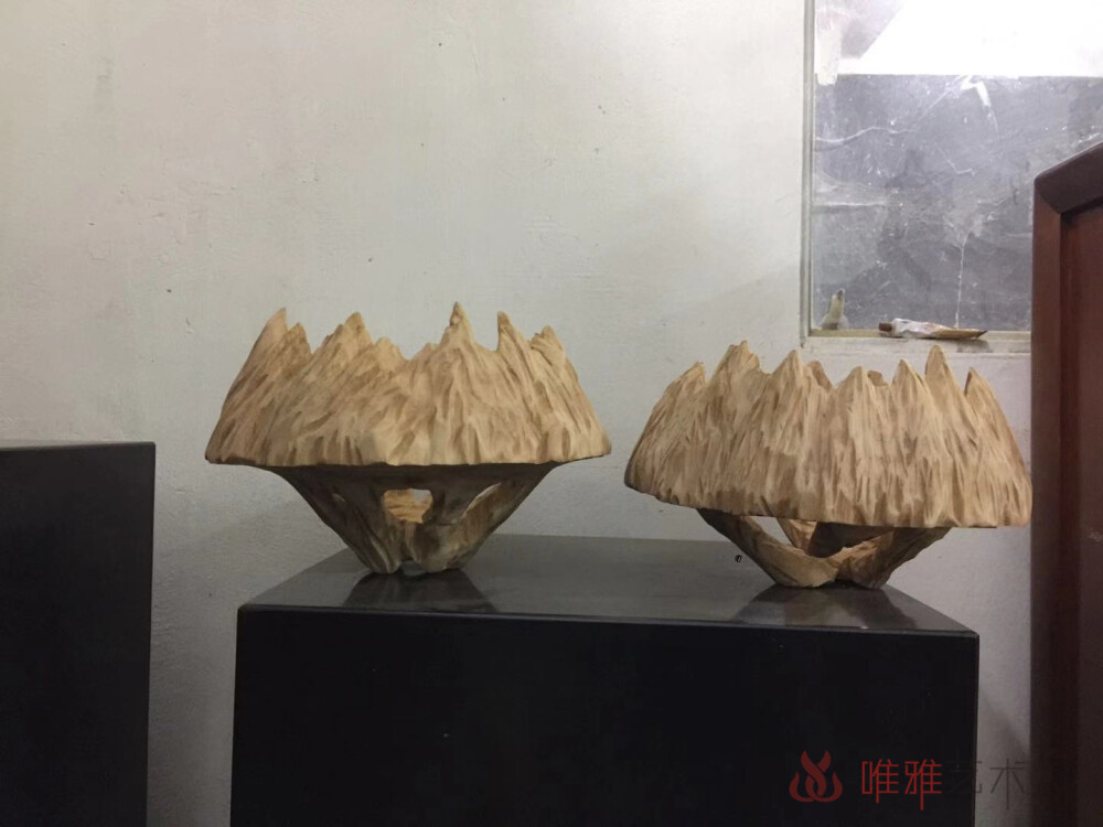 唯雅艺术作品集--淳朴古拙的木雕艺术