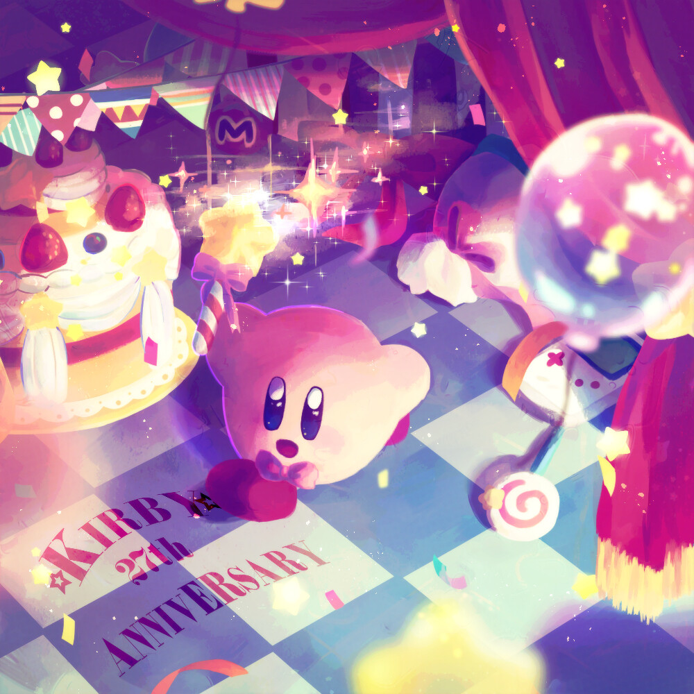 星之卡比 画师 あめ玉 Pixiv ID: 74393857