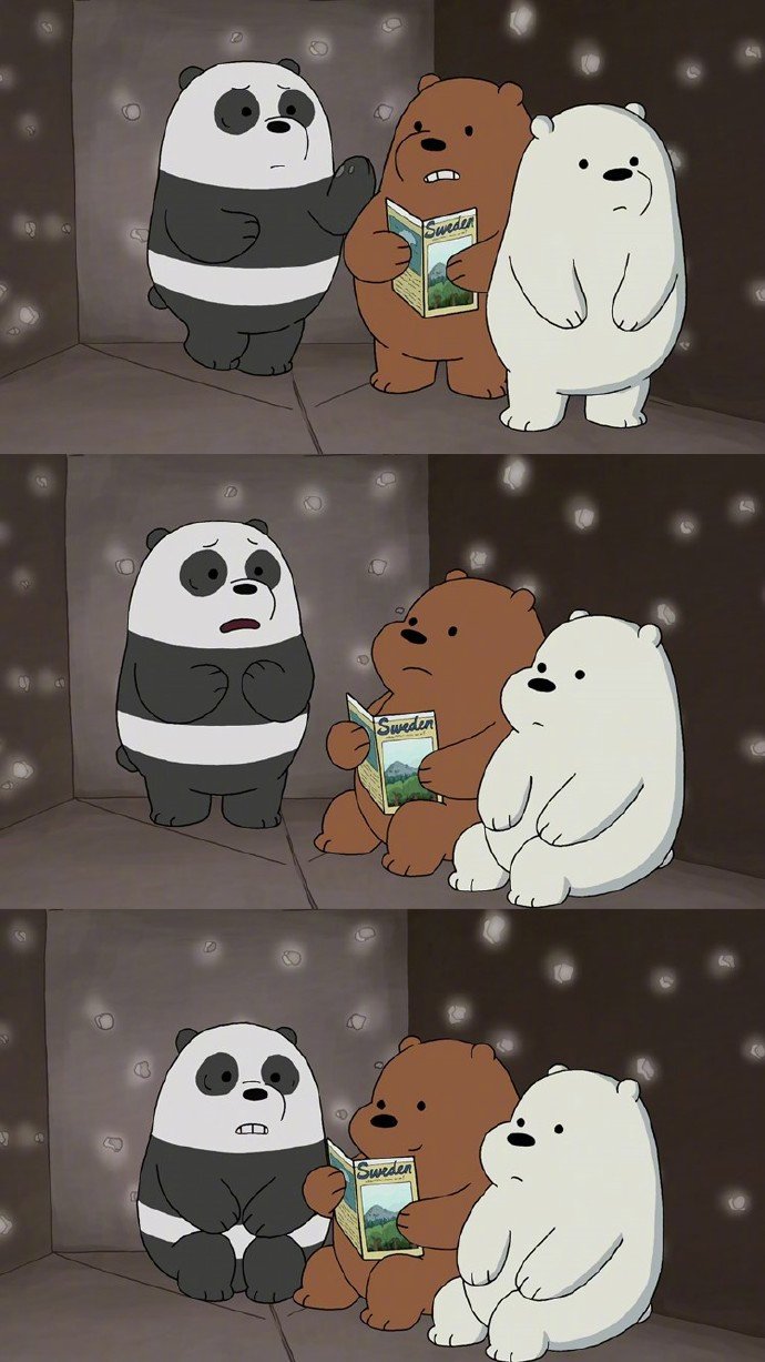 热血灰熊Grizzly
宅男熊猫Panda
全能白熊Ice Bear
,,,