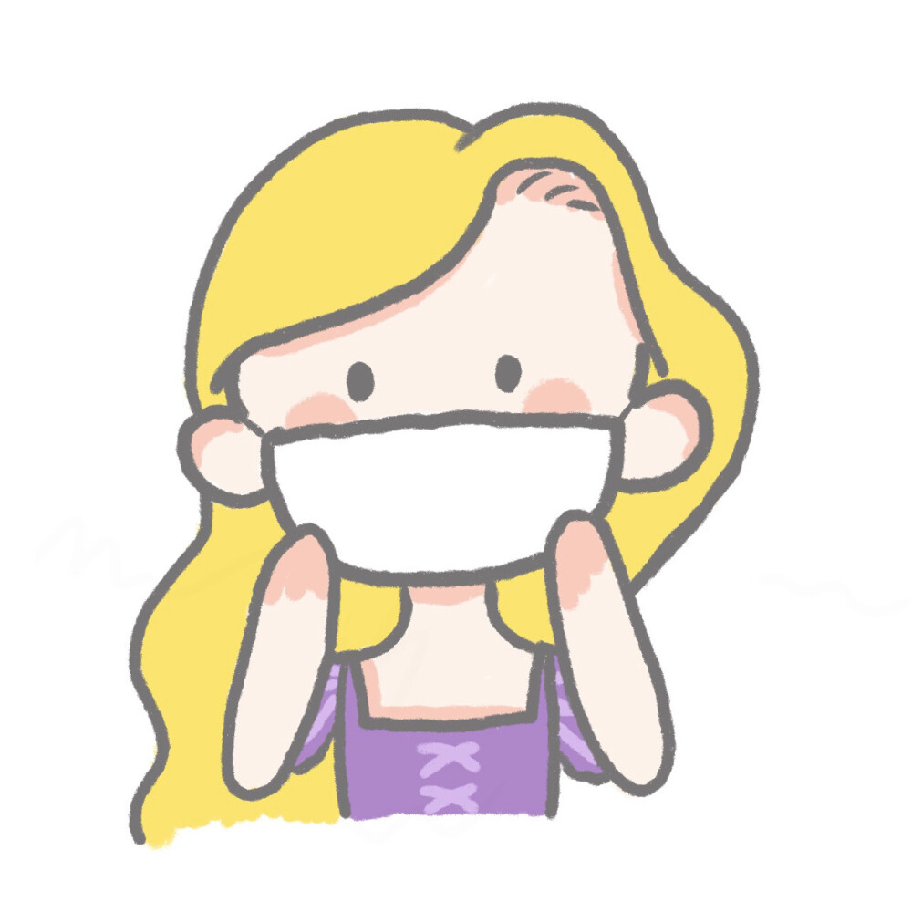 迪士尼迪士尼公主带口罩头像