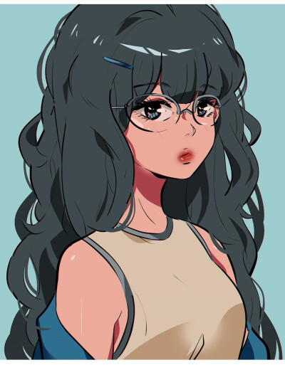 我看上你了哟。
来源新加坡插画师: Stephanie
女生插画|女生头像|性感是我的武器
