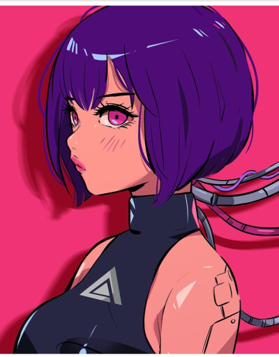 我看上你了哟。
来源新加坡插画师: Stephanie
女生插画|女生头像|性感是我的武器
