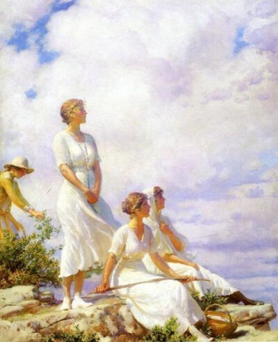 复古油画
油画家：Charles Courtney Curran​
人物插画|人物油画|艺术作品