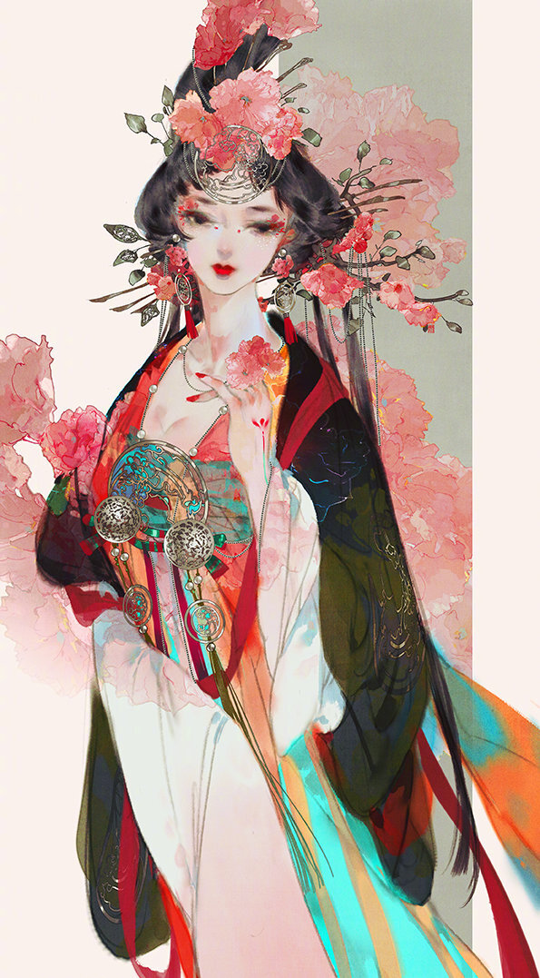 ［古风美人］画师 ：伊吹鸡腿子