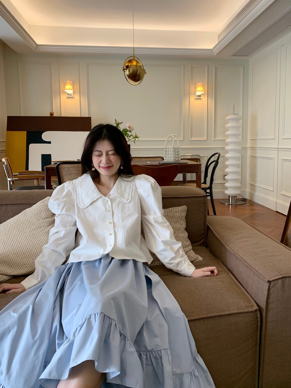 梁子玥越 网红 中国 穿搭 日常 壁纸 女头 头像 自拍 对镜拍 美女 微博搬运