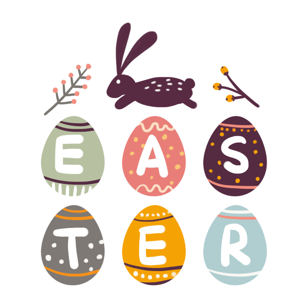 复活节素材手绘