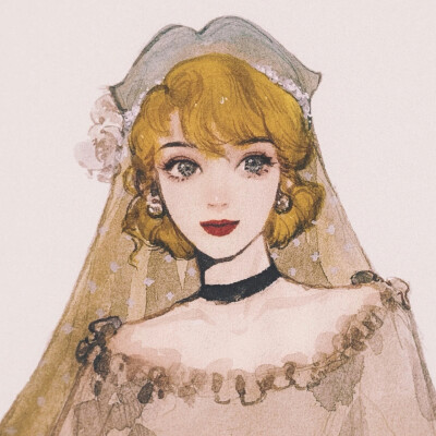 画师:阿莘
公主的嫁衣
可做头像用