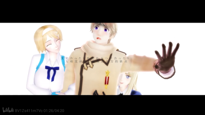 MMD 黑塔利亚 爱上这个世界