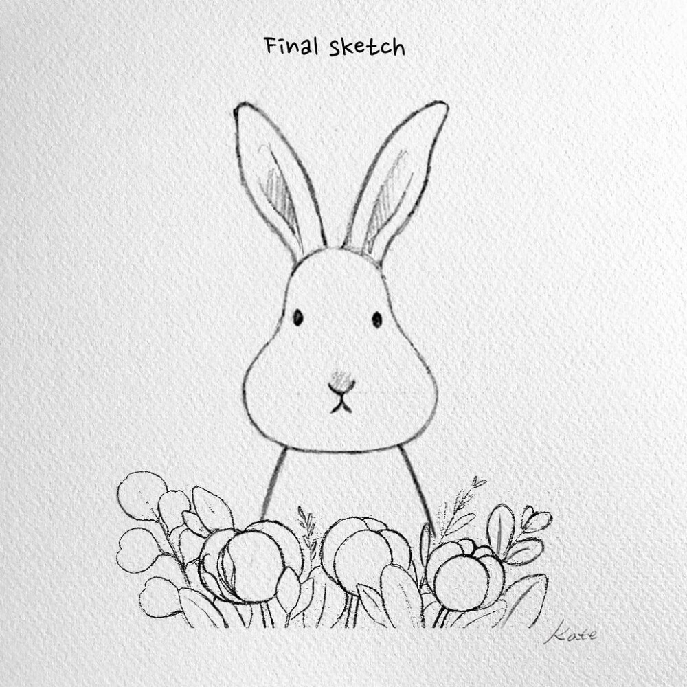 韩国插画师Kate kyehyun park的可爱兔兔