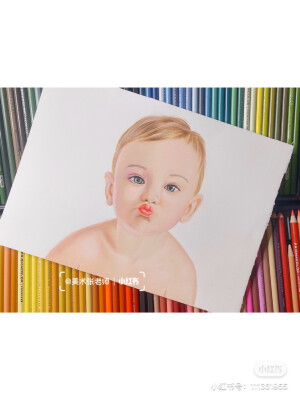 彩铅手绘小baby