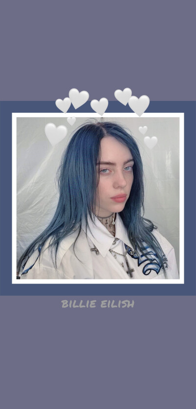 自制碧梨壁纸 billie eilish