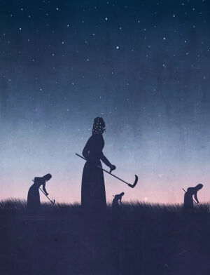 意大利插画师Emiliano Ponzi，他的作品极具个性风格，充满了睿智幽默，用色独特，简单的线条搭配彩度不高的颜色描绘出令人眼睛一亮的新世界。