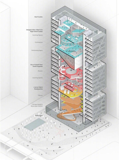 建筑设计 · 分析图表现 ​（转） ​