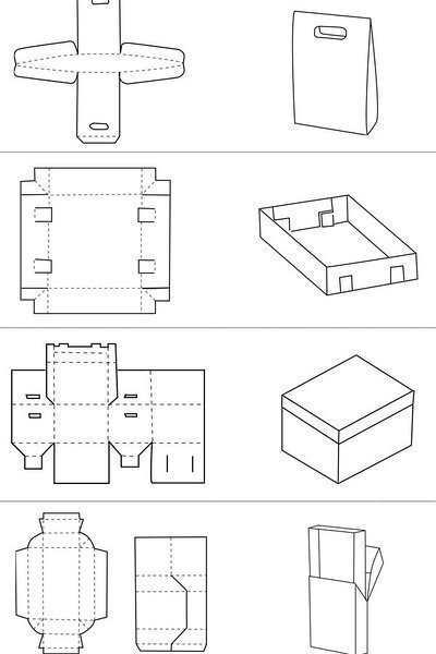 包装展开图