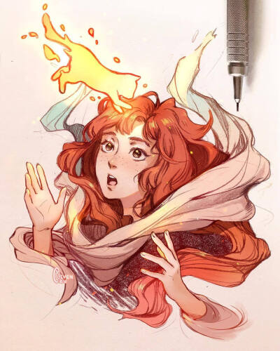 手绘，作者名字我忘了눈_눈☆