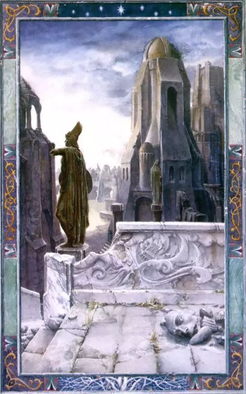 指环王插画大师：艾伦·李（Alan lee） 《魔戒》全集插画