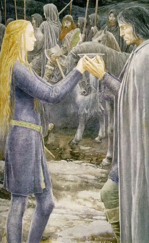 指环王插画大师：艾伦·李（Alan lee） 《魔戒》全集插画