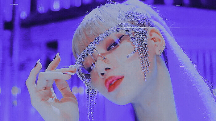 lisa 头像 壁纸 二次调色 紫调 《kill this love》截图 头像/lisa